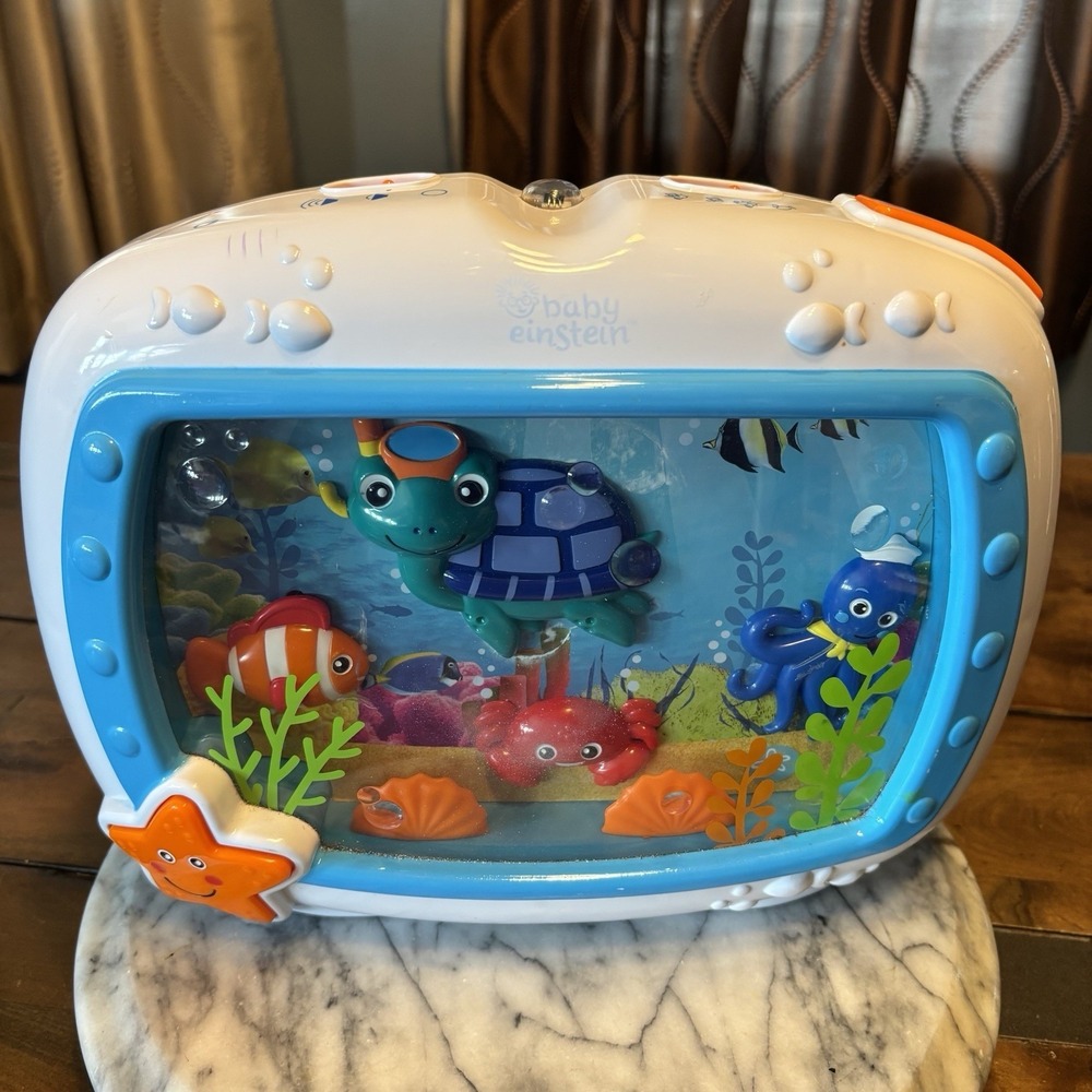 Baby‎ Einstein Sea Dreams Aquarium Musical Night Light No Remote TESTED Works